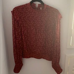 Free People Twyla Floral Top